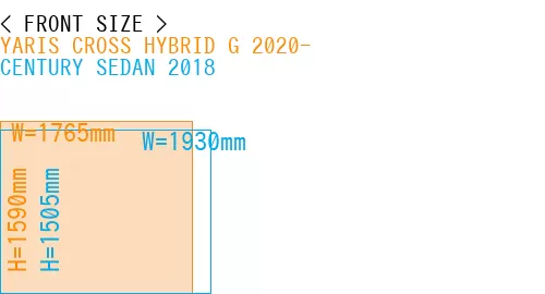 #YARIS CROSS HYBRID G 2020- + CENTURY SEDAN 2018